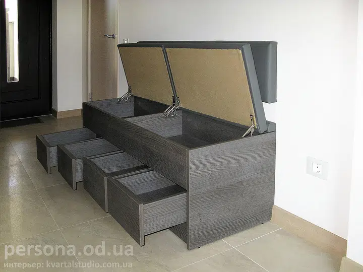 Small sofa in a hallway