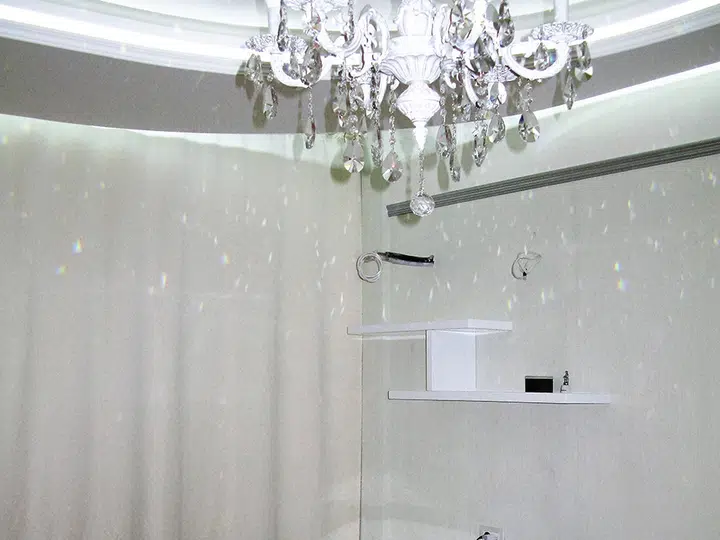 White desk in a bedroom
