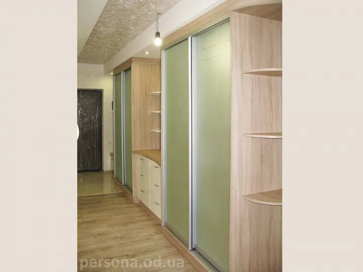 Wardrobes, chest of drawers, coat racks and shelves for a hallway