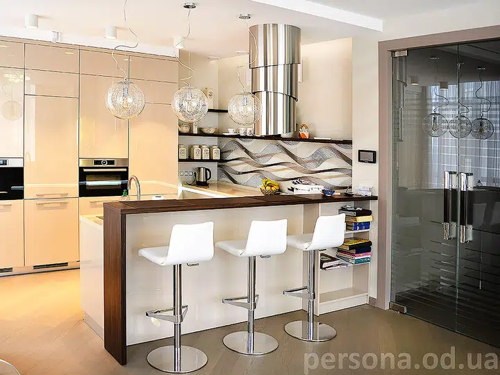High-tech studio kitchen