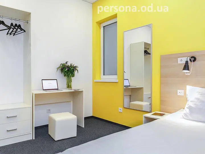 Minimal hotel furniture