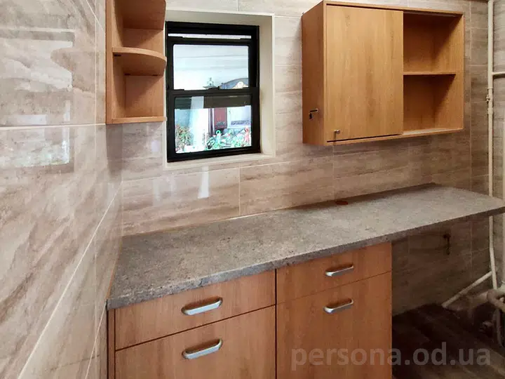 Mini kitchen in an apartment