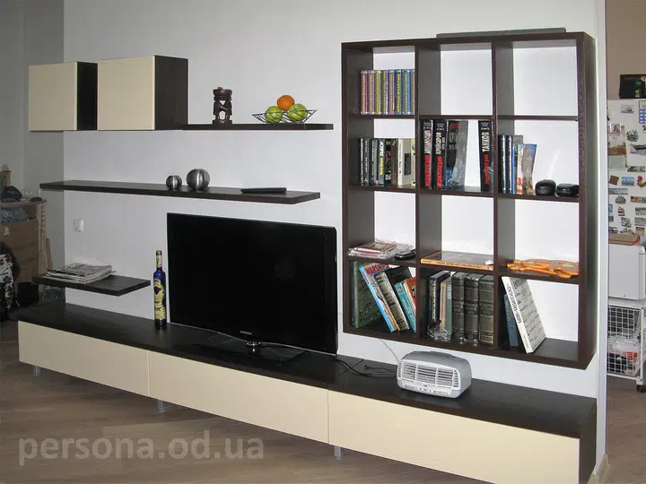 Living area in a studio flat