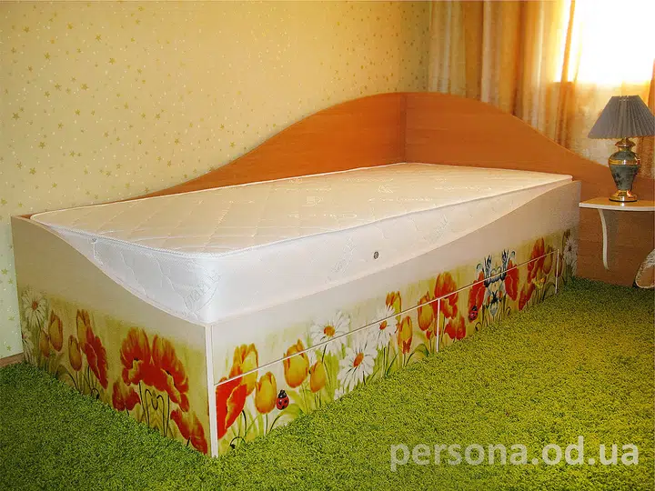 Children’s furniture with a bright pattern