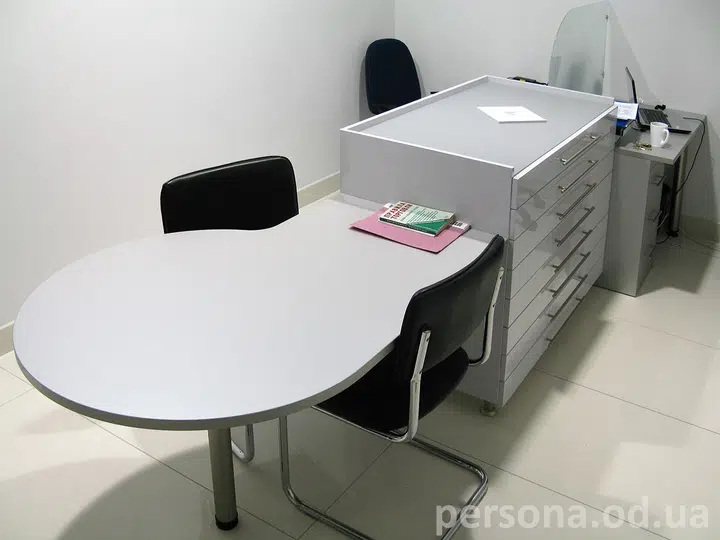 Office in a tile shop