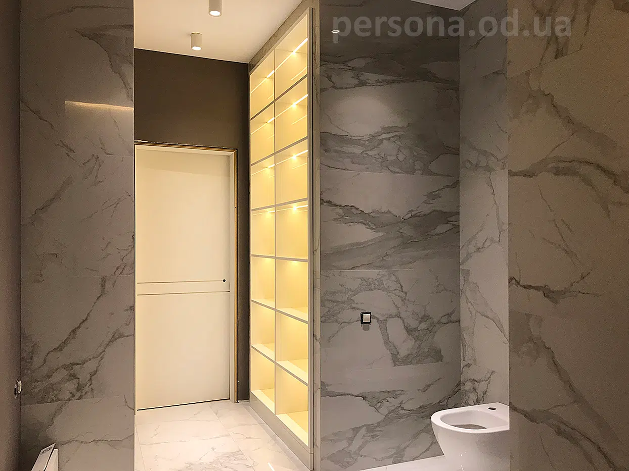 Стеллаж с подсветкой