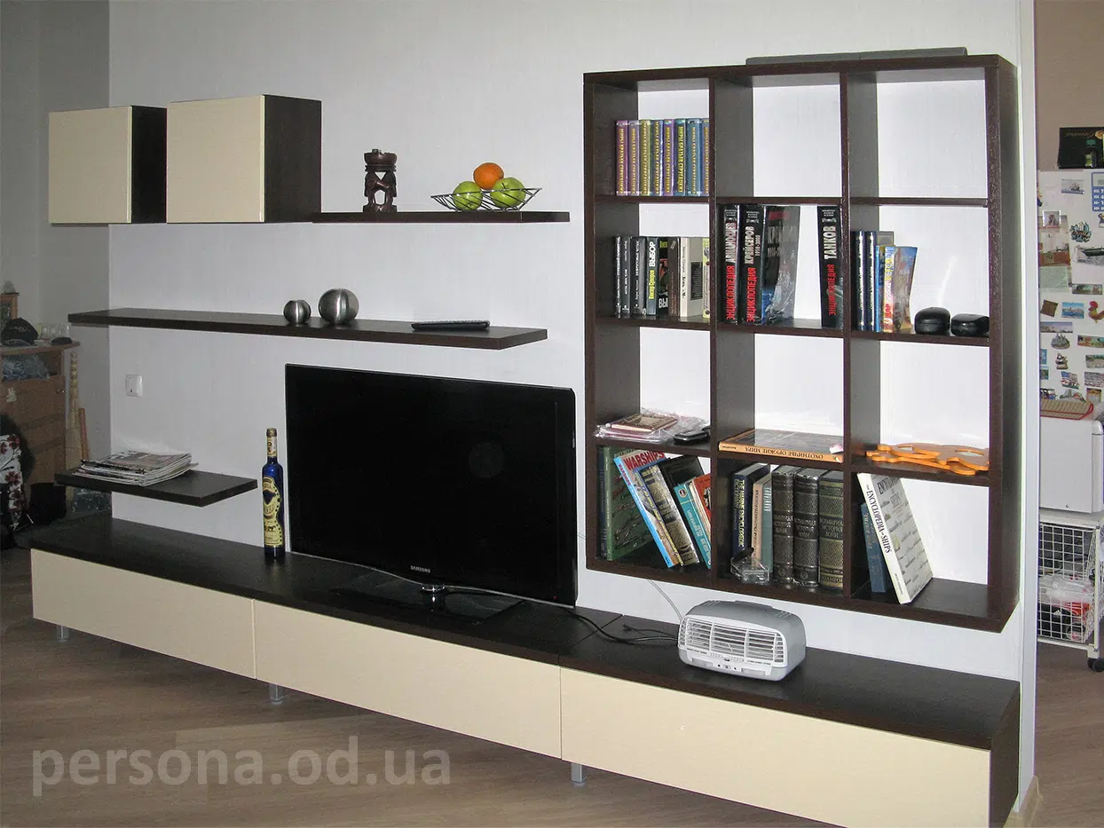 Living area in a studio flat