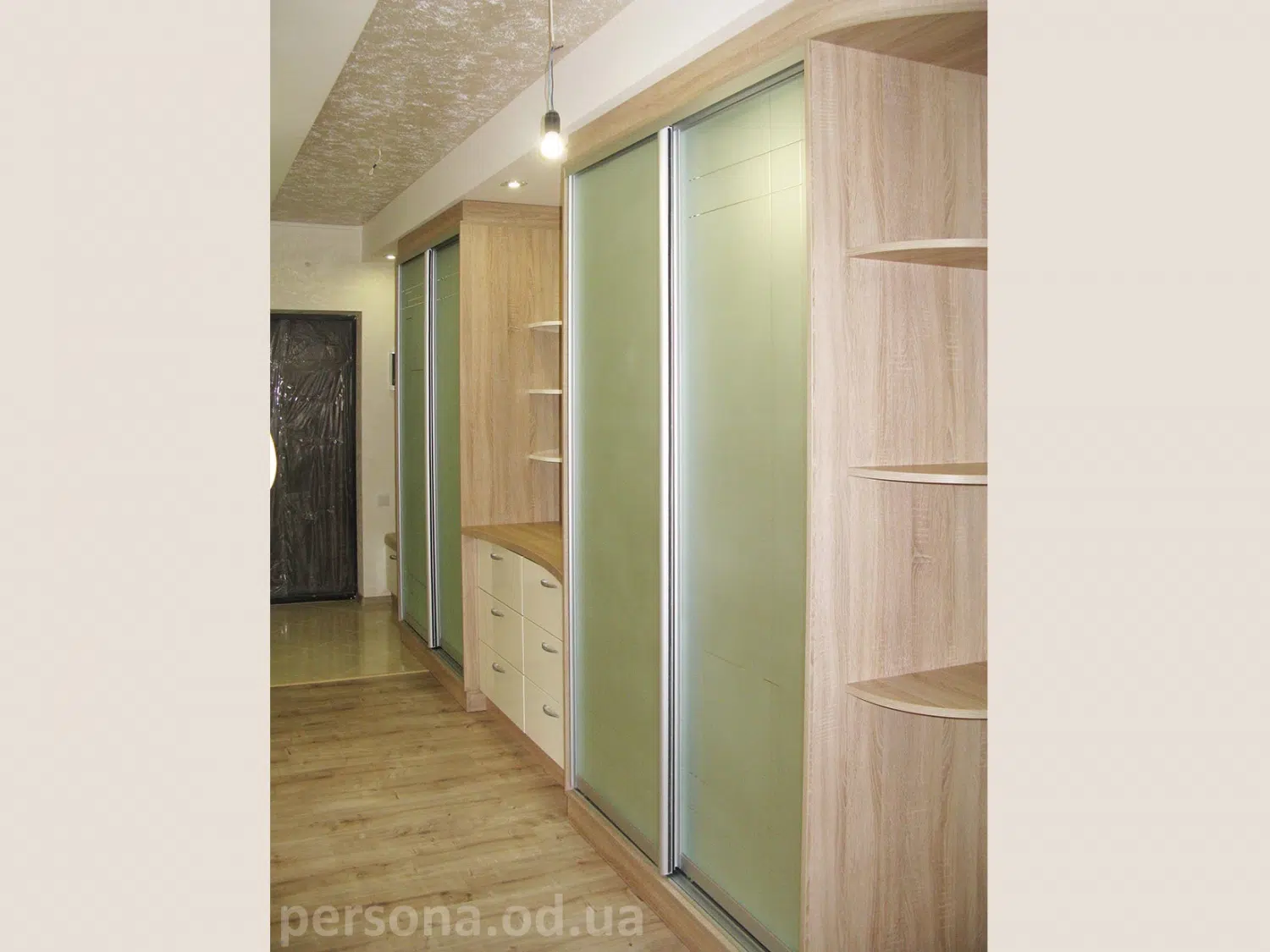 Wardrobes, chest of drawers, coat racks and shelves for a hallway