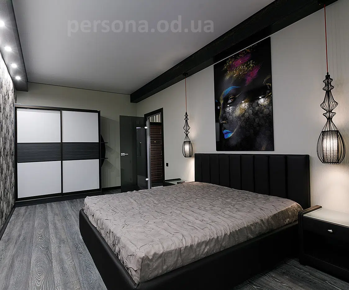 Bedroom in African design
