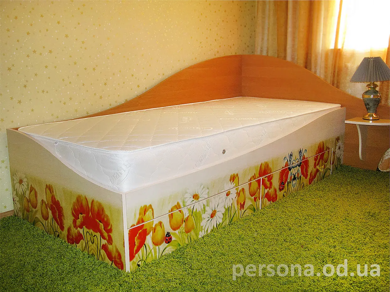 Children’s furniture with a bright pattern