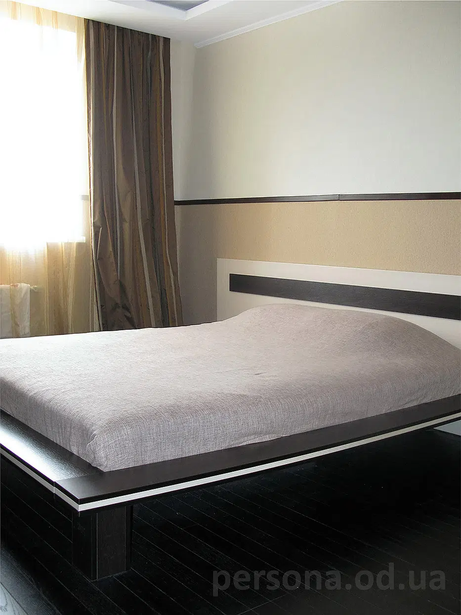 Bed on a platform