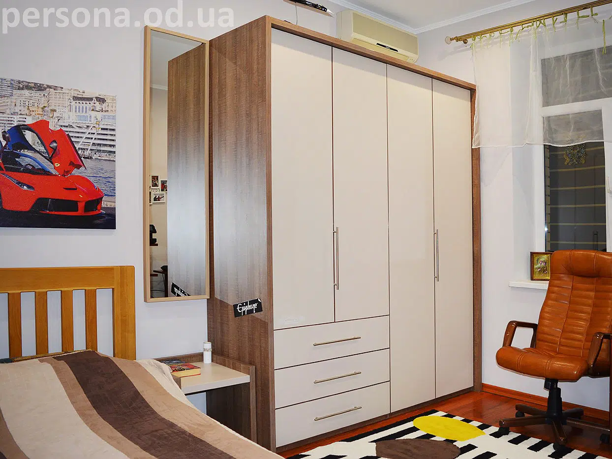 Wardrobe in a teenager’s room