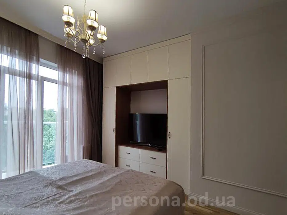 TV zone in a bedroom