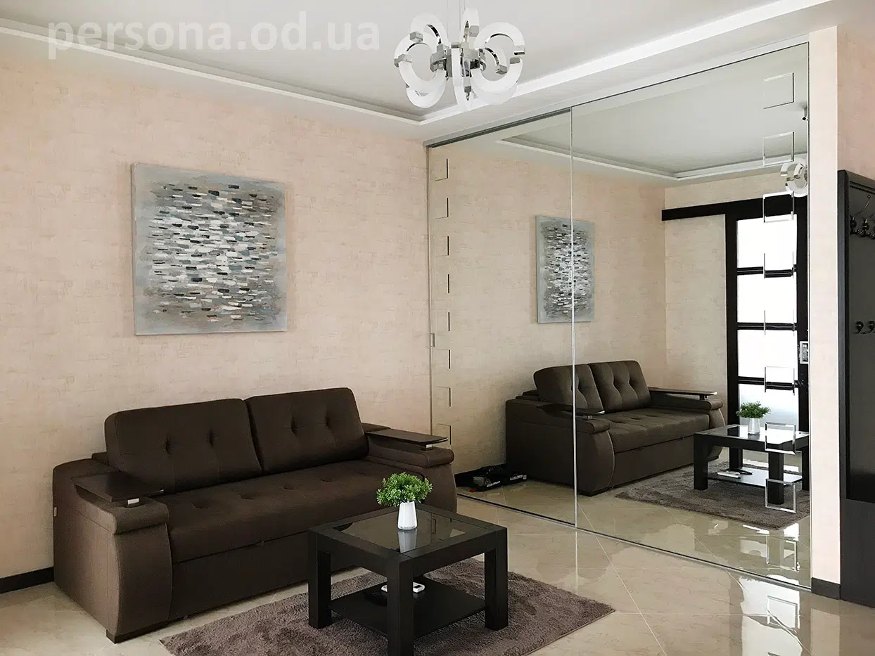 Large sliding wardrobe for a living room